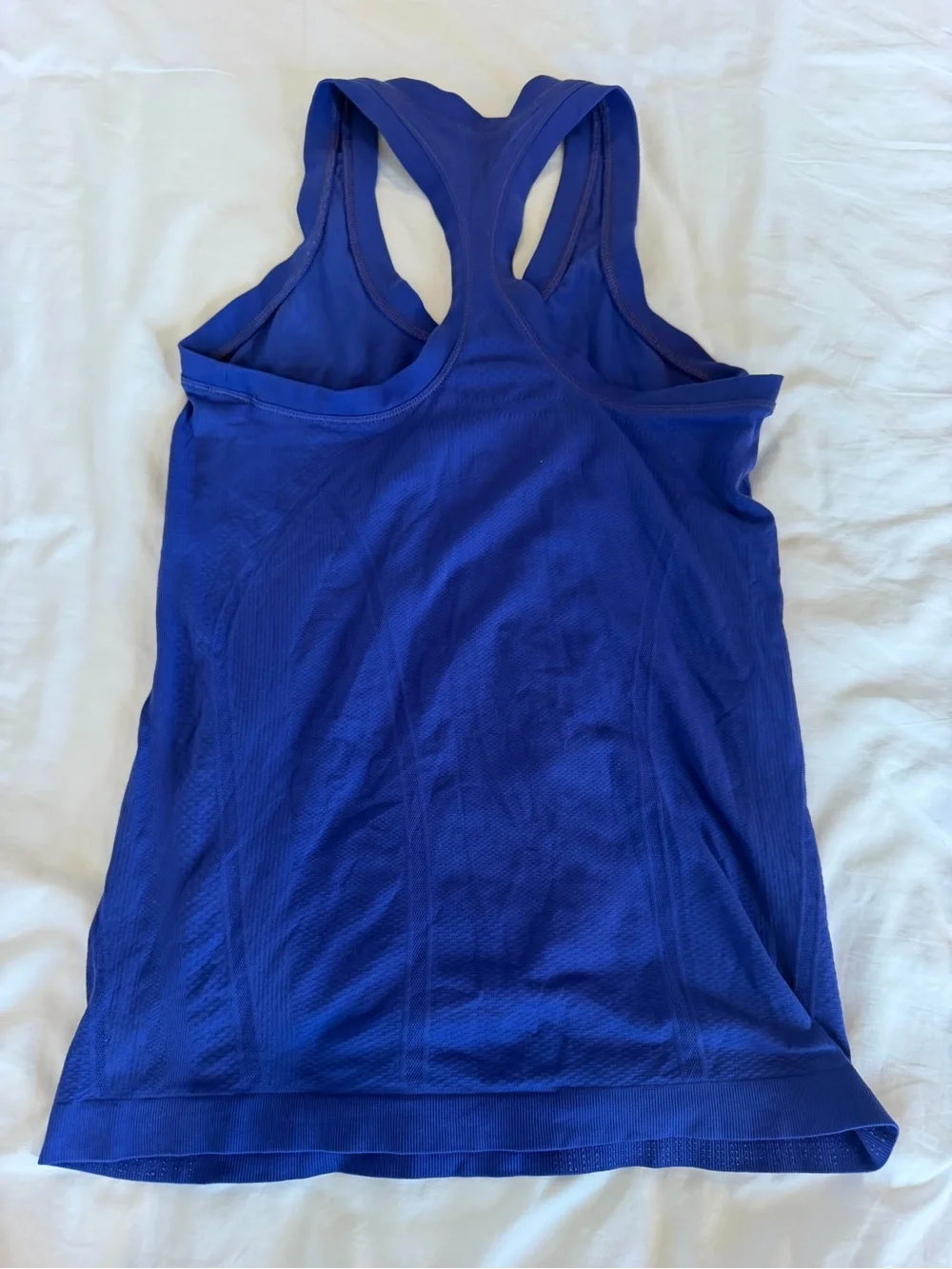 Athleta Royal Blue Racerback Performance Tank - Picture 2 of 2